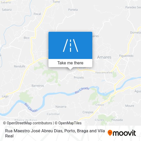 Rua Maestro José Abreu Dias mapa