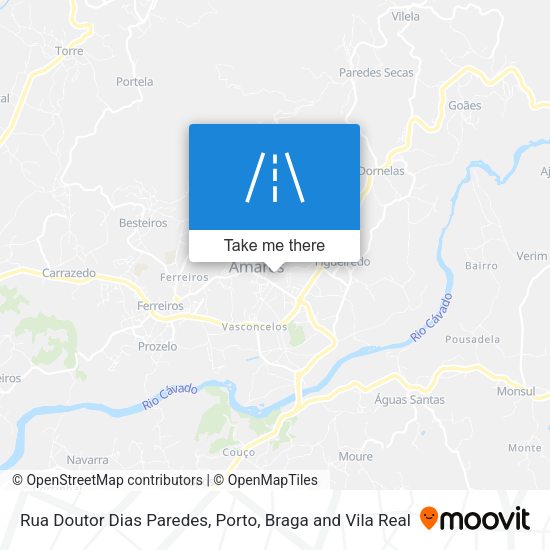 Rua Doutor Dias Paredes mapa