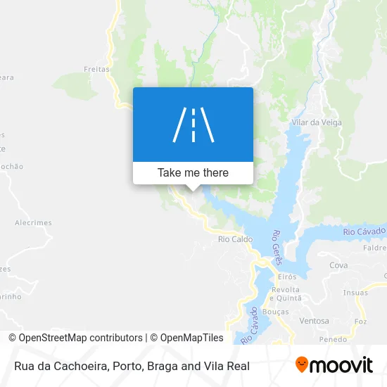 Rua da Cachoeira map