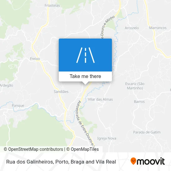 Rua dos Galinheiros map
