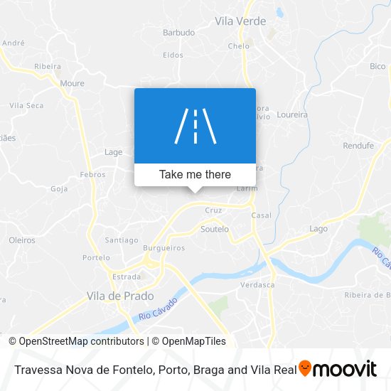 Travessa Nova de Fontelo mapa