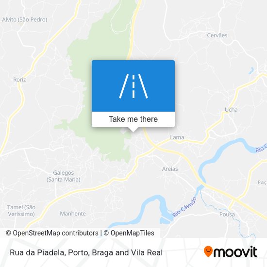 Rua da Piadela map