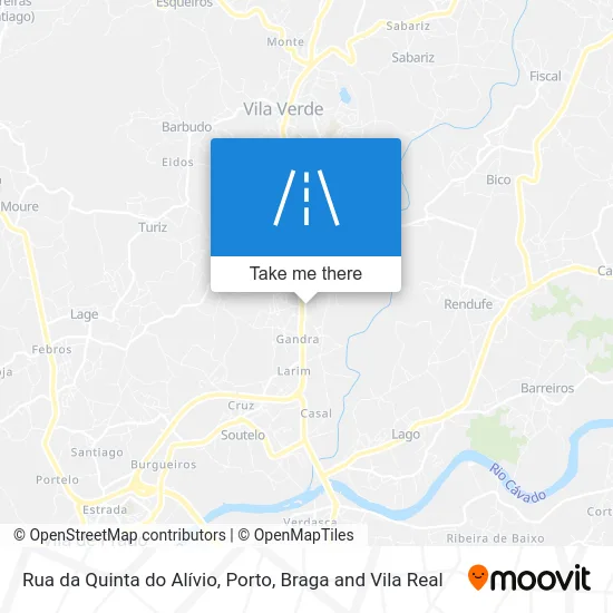 Rua da Quinta do Alívio map