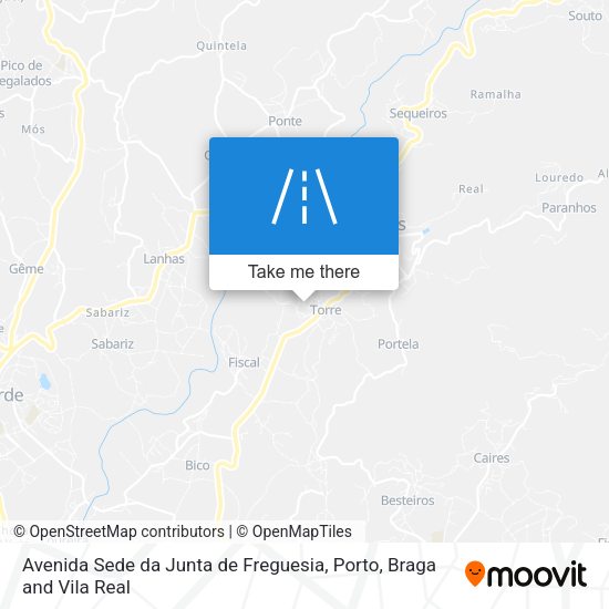 Avenida Sede da Junta de Freguesia map