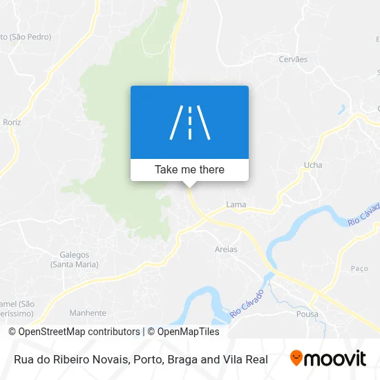 Rua do Ribeiro Novais map