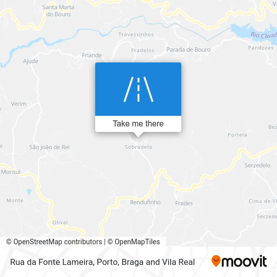 Rua da Fonte Lameira map