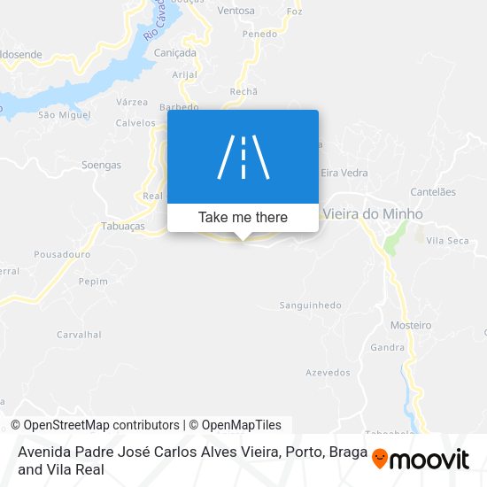 Avenida Padre José Carlos Alves Vieira mapa