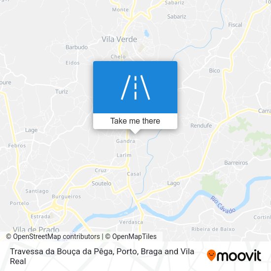 Travessa da Bouça da Pêga map