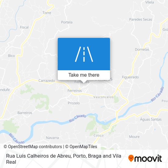 Rua Luís Calheiros de Abreu map