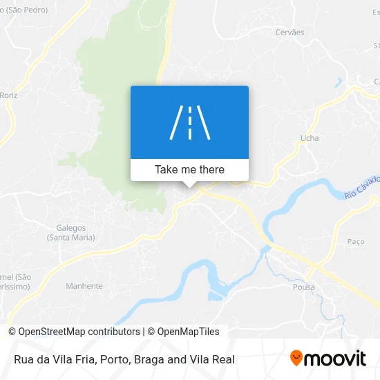 Rua da Vila Fria map