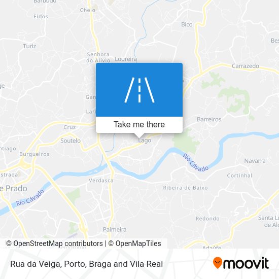 Rua da Veiga map