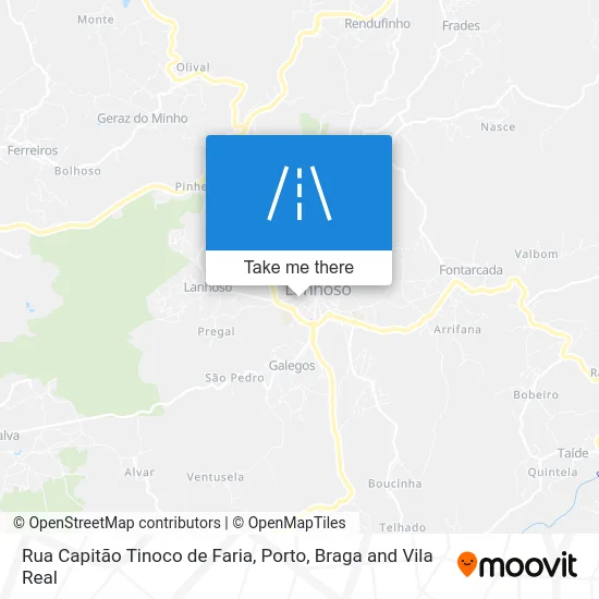 Rua Capitão Tinoco de Faria map