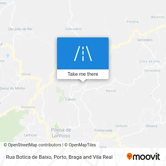 Rua Botica de Baixo map
