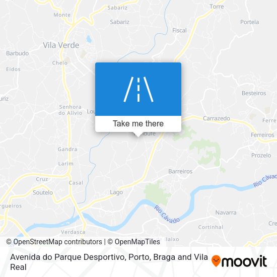 Avenida do Parque Desportivo mapa
