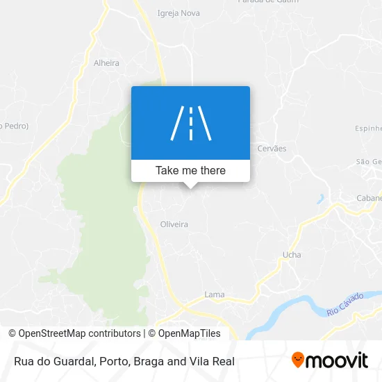Rua do Guardal map