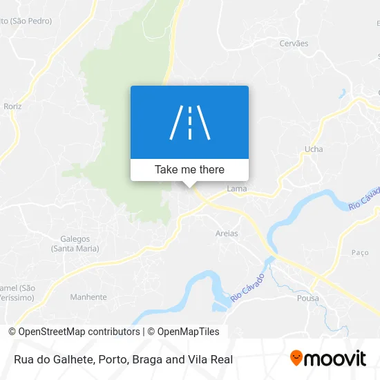 Rua do Galhete map