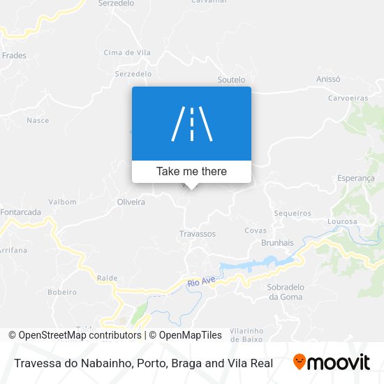 Travessa do Nabainho mapa