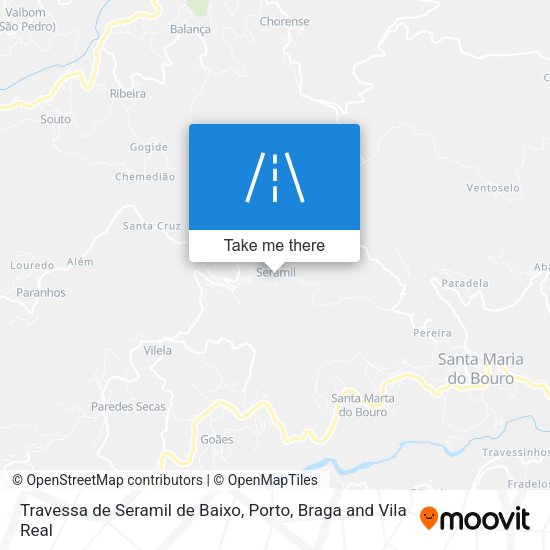 Travessa de Seramil de Baixo map