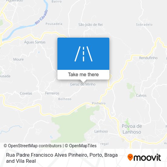 Rua Padre Francisco Alves Pinheiro map