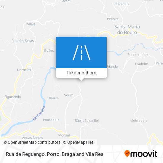 Rua de Reguengo map