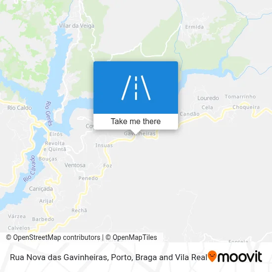 Rua Nova das Gavinheiras map