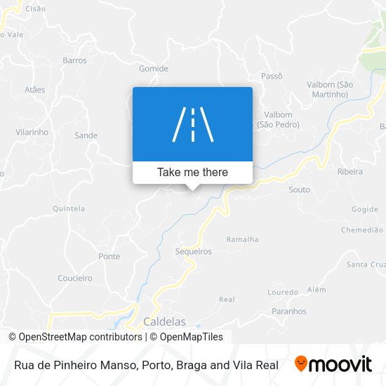 Rua de Pinheiro Manso mapa