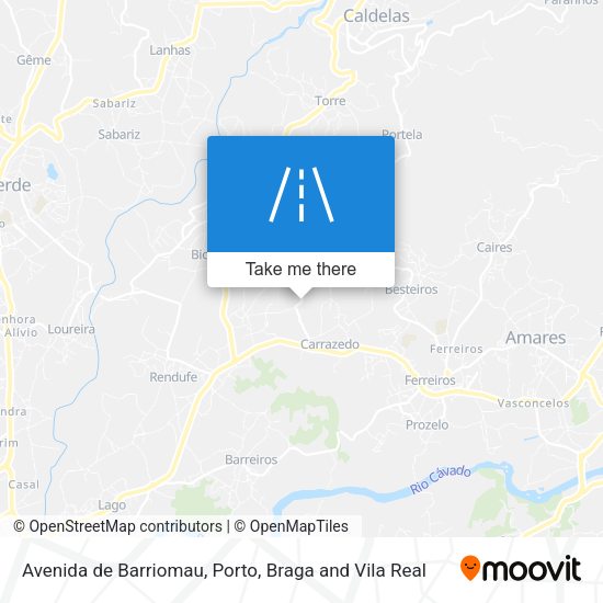 Avenida de Barriomau mapa