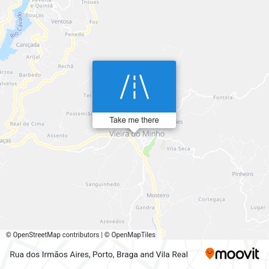 Rua dos Irmãos Aires mapa