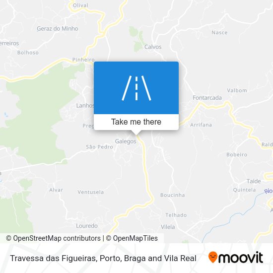 Travessa das Figueiras mapa