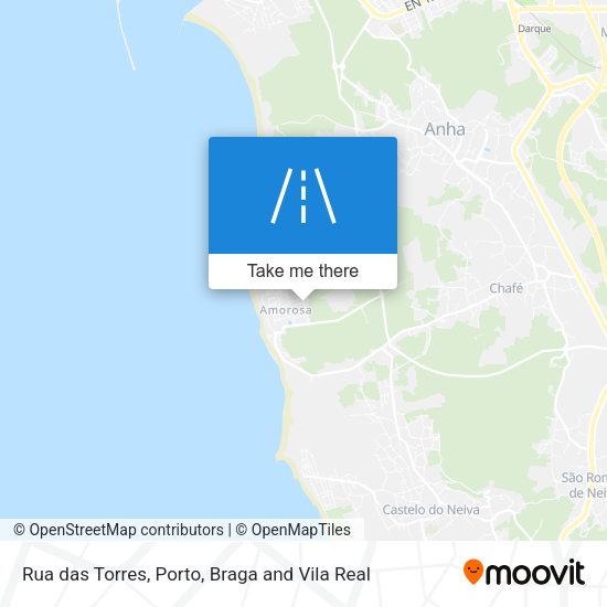 Rua das Torres map