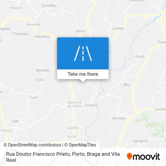 Rua Doutor Francisco Prieto map