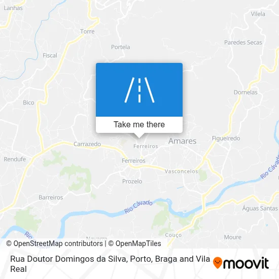 Rua Doutor Domingos da Silva map