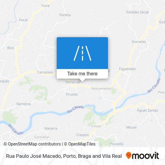 Rua Paulo José Macedo map
