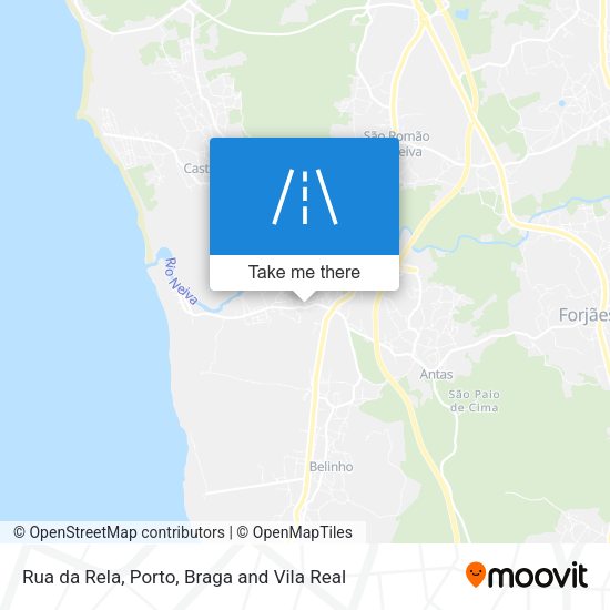 Rua da Rela map