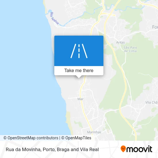 Rua da Movinha map
