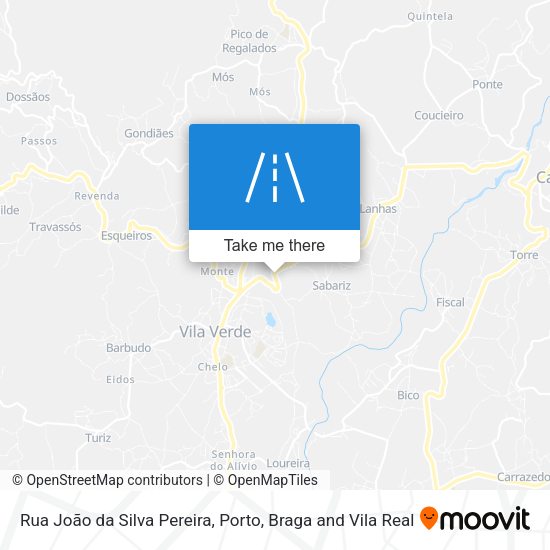 Rua João da Silva Pereira map
