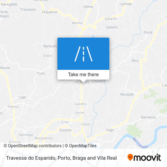 Travessa do Esparido mapa