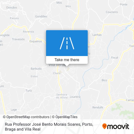 Rua Professor José Bento Morais Soares map