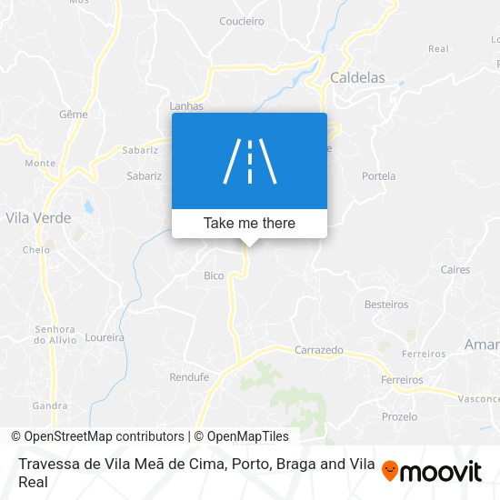 Travessa de Vila Meã de Cima map