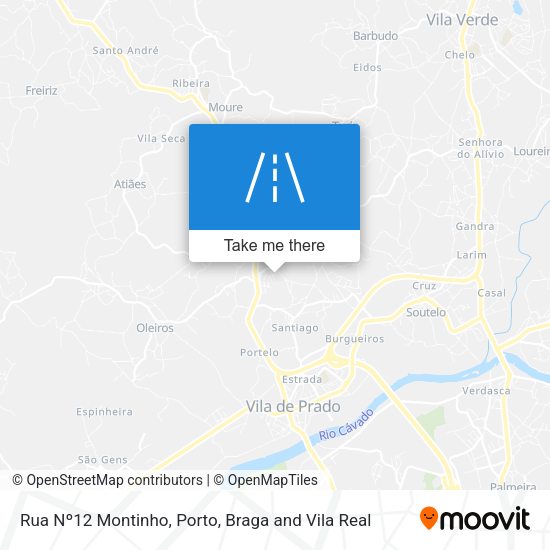 Rua Nº12 Montinho map