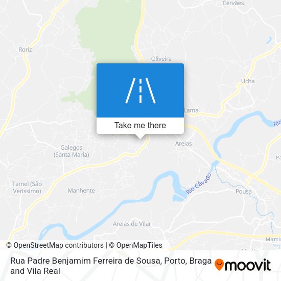 Rua Padre Benjamim Ferreira de Sousa map