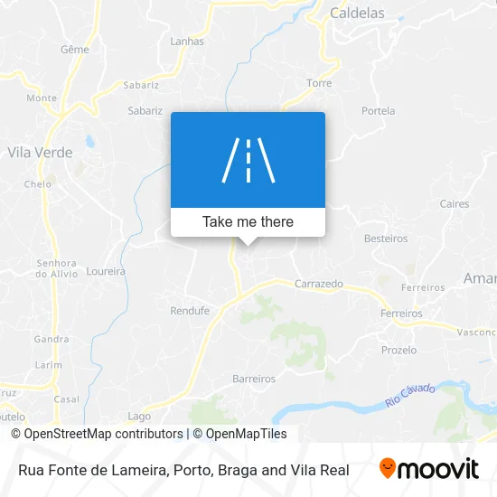 Rua Fonte de Lameira map