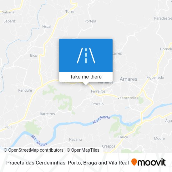 Praceta das Cerdeirinhas map
