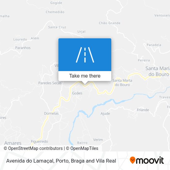 Avenida do Lamaçal map