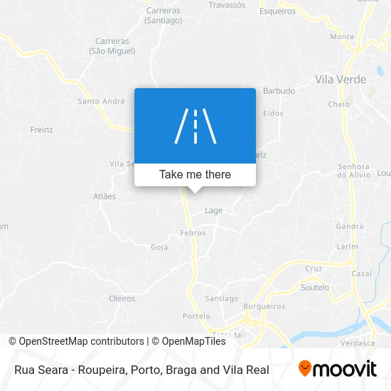 Rua Seara - Roupeira map