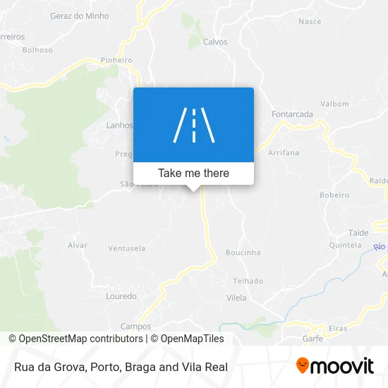 Rua da Grova map