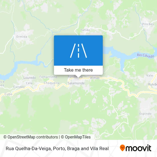 Rua Quelha-Da-Veiga map