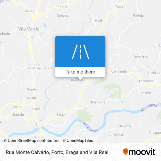 Rua Monte Calvário map