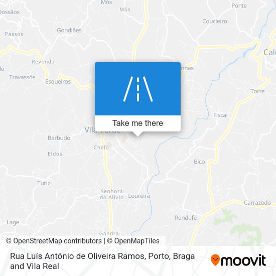 Rua Luís António de Oliveira Ramos map