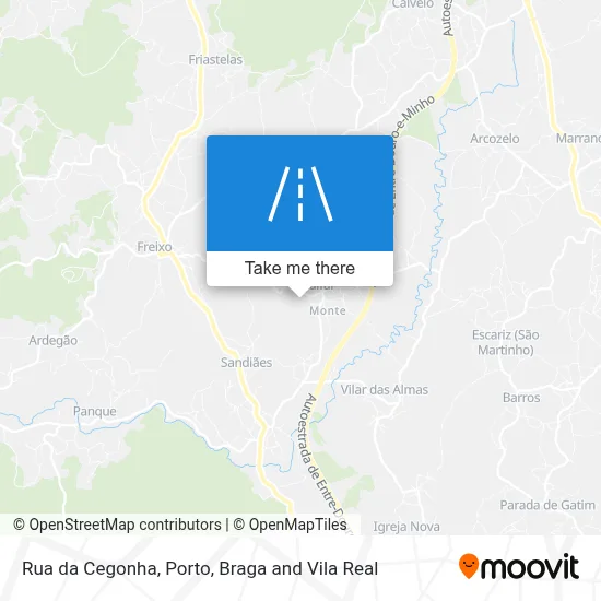 Rua da Cegonha map